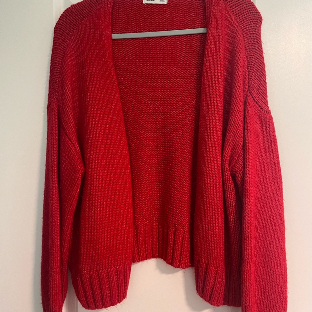 Hollister Vibrant Red Women's Cardigan